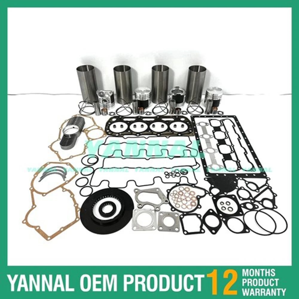

Engine Overhaul Rebuild Kit With Gasket Bearing Set For Perkins 404C-22 Engine