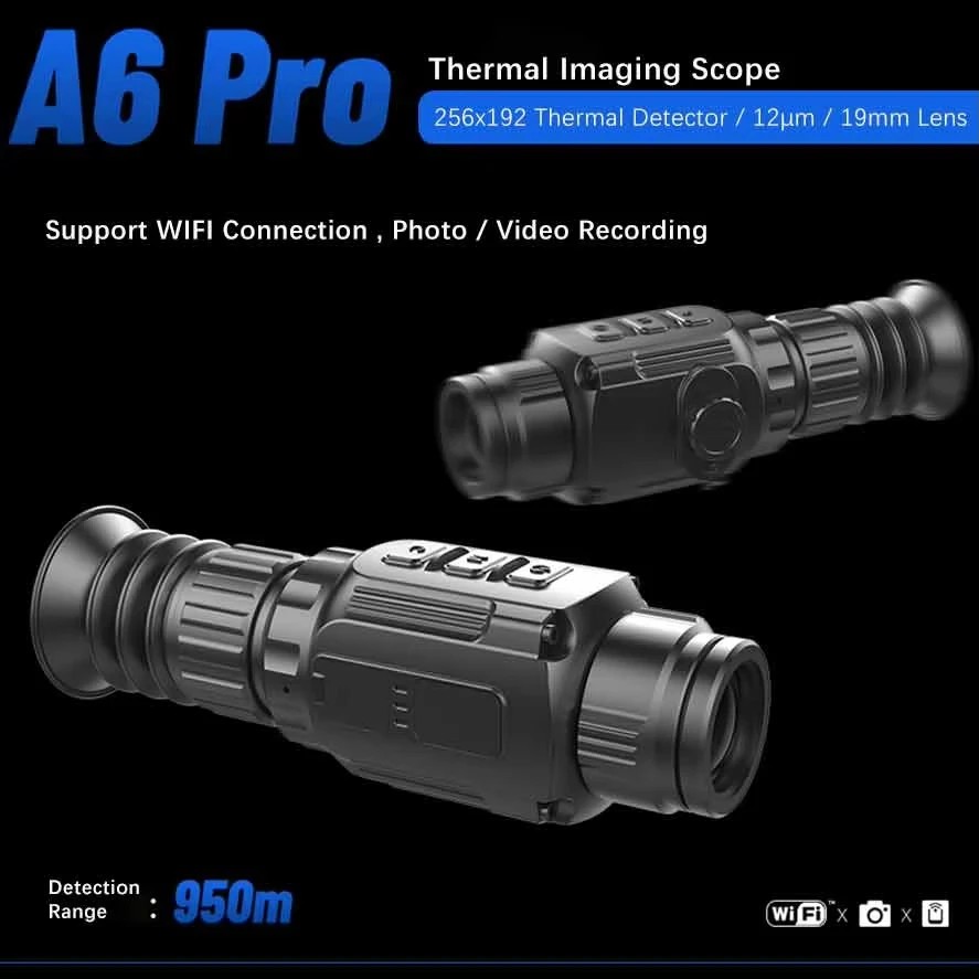 

LONGOT A Series Thermal Imaging Scope Infrared Monocular with WIFI APP Crosshair Hot Detection for Hunting