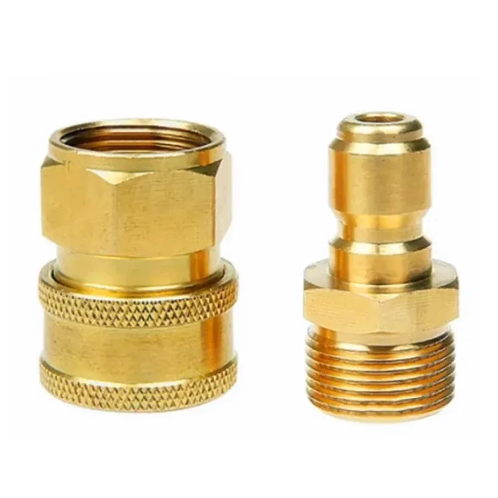 2Pcs M22 14mm 12mm Pressure Washer Adapter Kit 3/8'' or 1/4