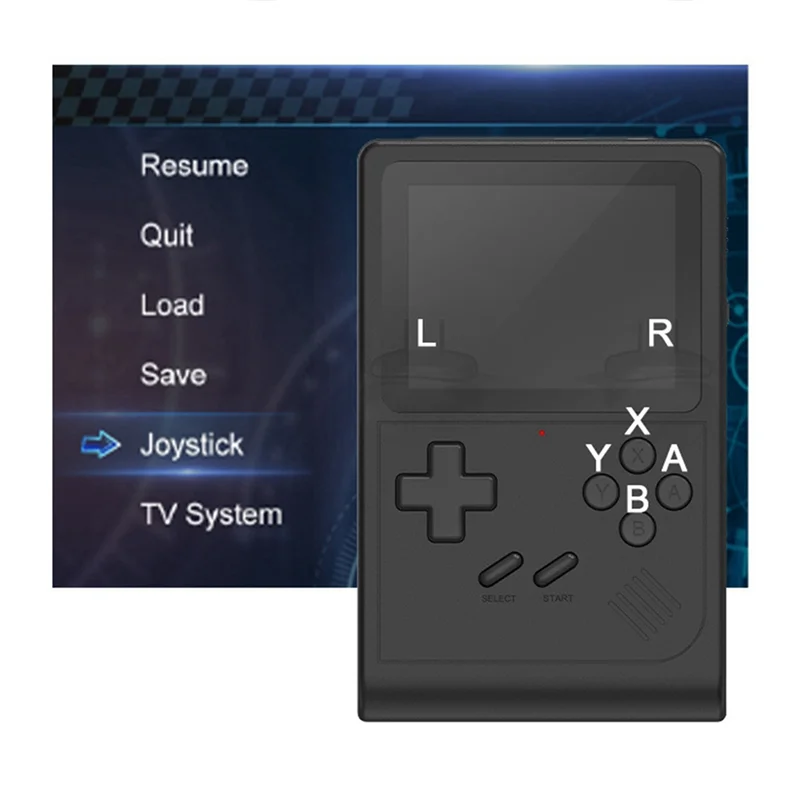 Portable Portable Retro Mini Handheld Game Console For NES/SNES/GBA Emulator, GB300 Game Console