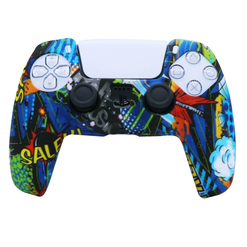 Capa protetora para ps5 ps4 controlador pele silicone joystick gamepad capas para xbox uns s/série s x controlador capa de pele