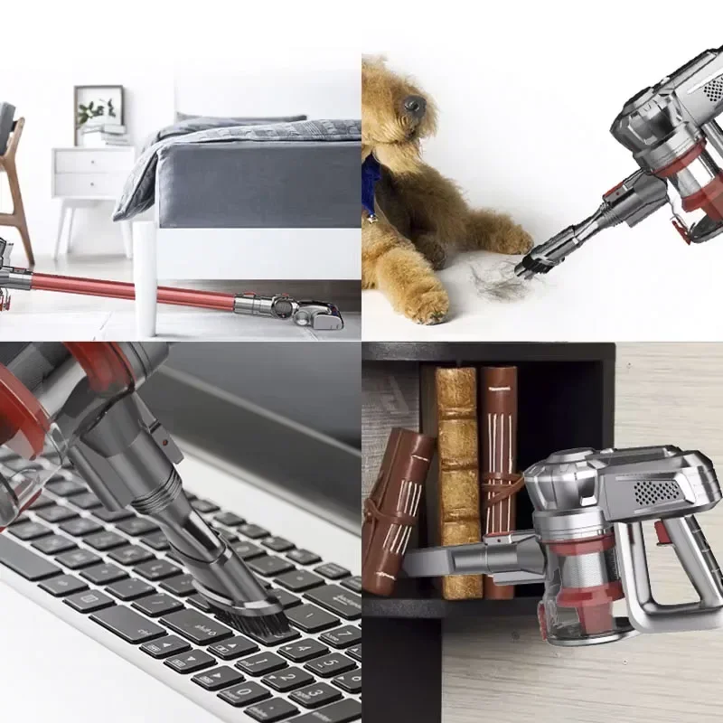 2025 Neuer kabelloser Nass- und Trockensauger, 25 kPa, leistungsstarker elektrischer Saugbesen, 40 Minuten Laufzeit, vertikaler Heimstaubsauger