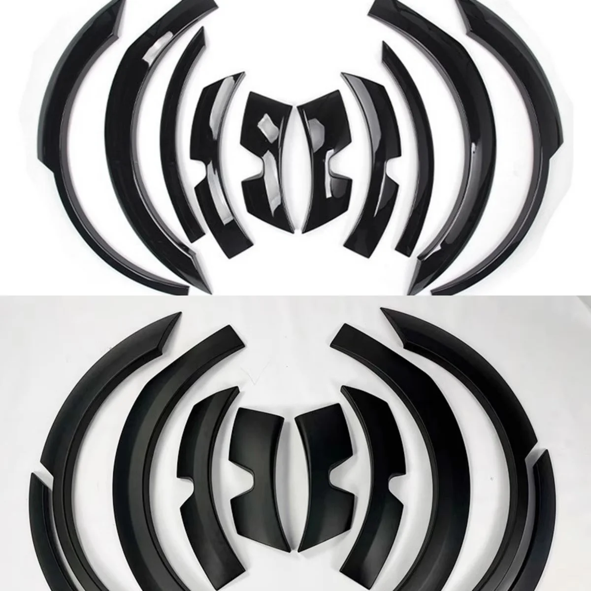 

For Tesla Model Y Modified Car Fender Flares Arch Wheel Eyebrow Wheel Protector Guard PP Surround