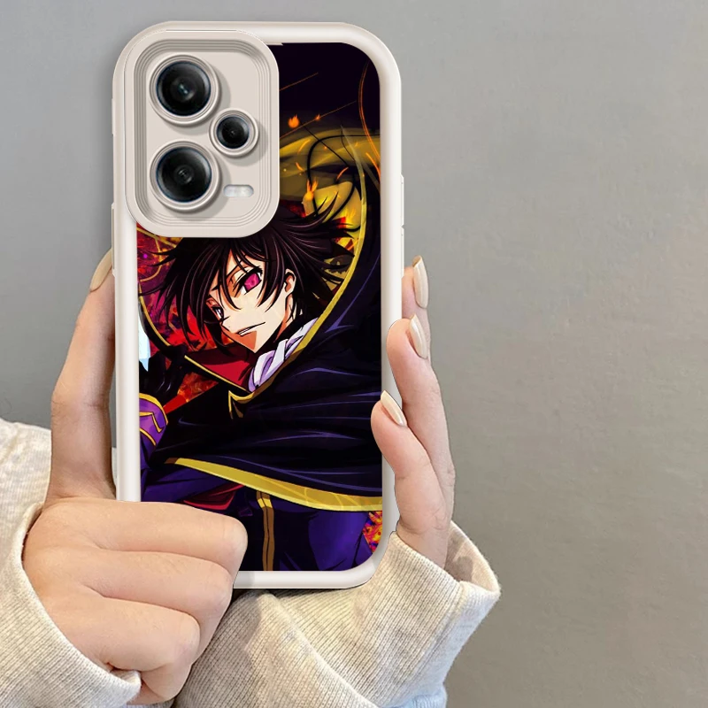 Anime C-Code G-Geass Cool Eye Ladder For Xiaomi Redmi Note 13 12 12C 11 11S 10 10C 10A 9C 9A Pro 5G Soft Phone Case