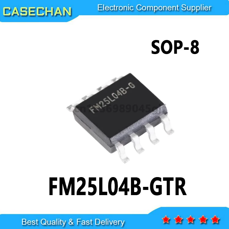 1PCS New and Original FM25L04B-G FM25L04B-GTR  4Kbits FRAM SOP8