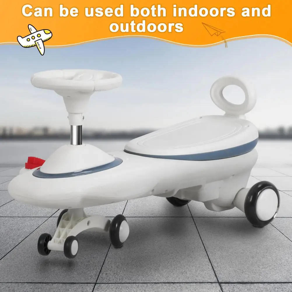 Coche eléctrico Wiggle de 6,7 V con Pedal y música, juguete oscilante 2 en 1, juguete giratorio para niños con luz intermitente, regalo para niños