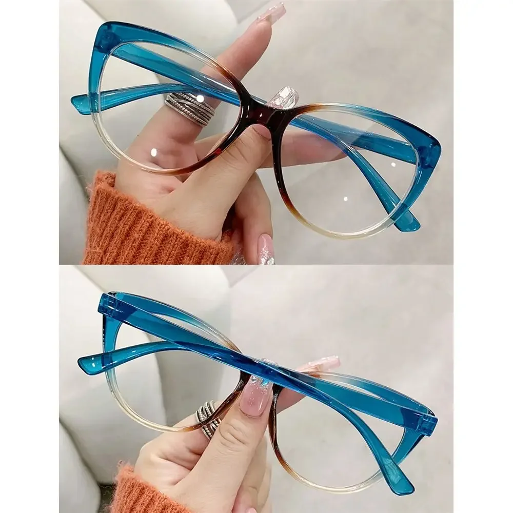 

Blue Light Blocking Glasses Retro Style UV400 Plain Glasses Optical Eyeglass Frame for Women Men Окуляри Жіночі Окуляри 안경