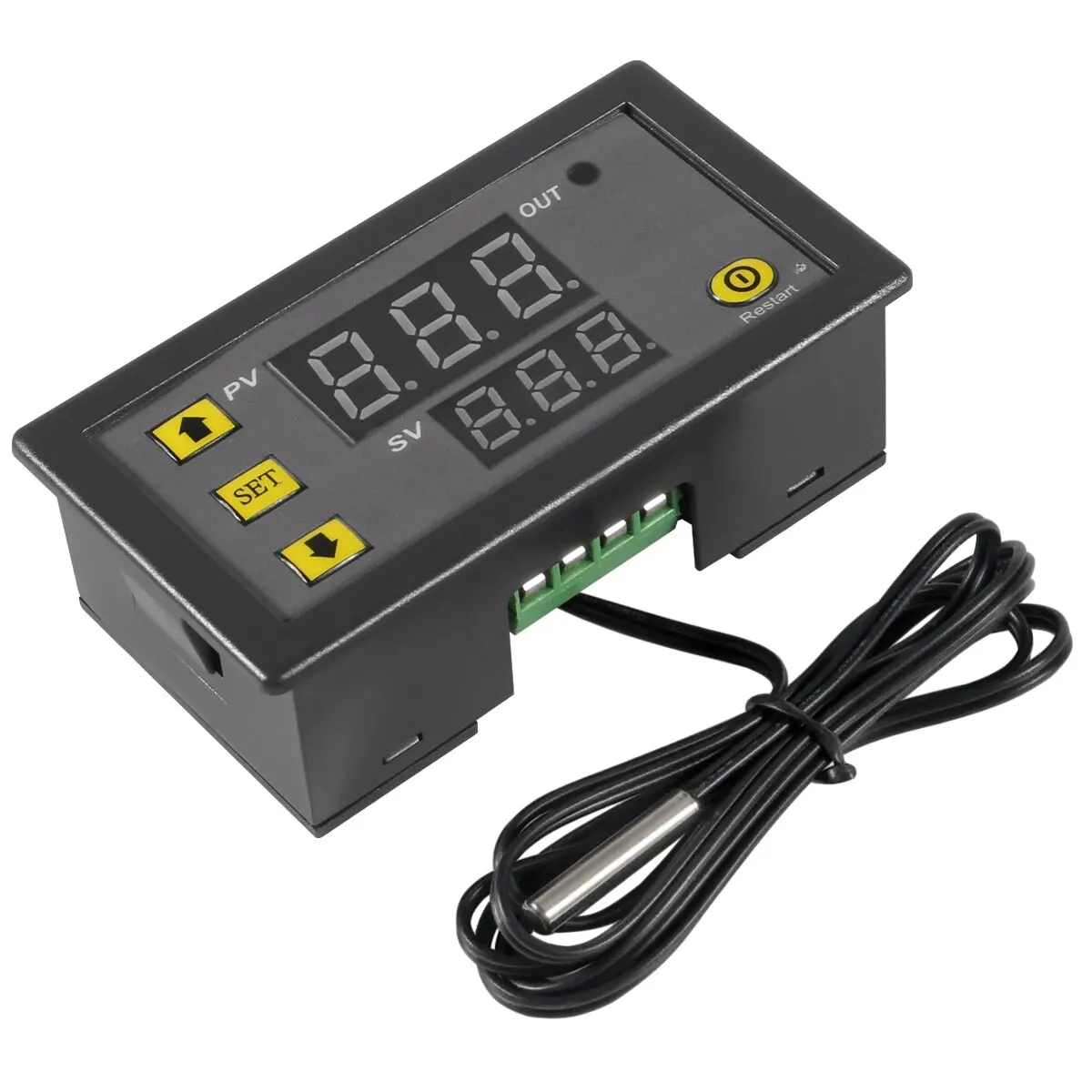 W3230 Mini regolatore di temperatura digitale 12V 24V 220V termostato regolatore di controllo del riscaldamento termoregolatore con sensore