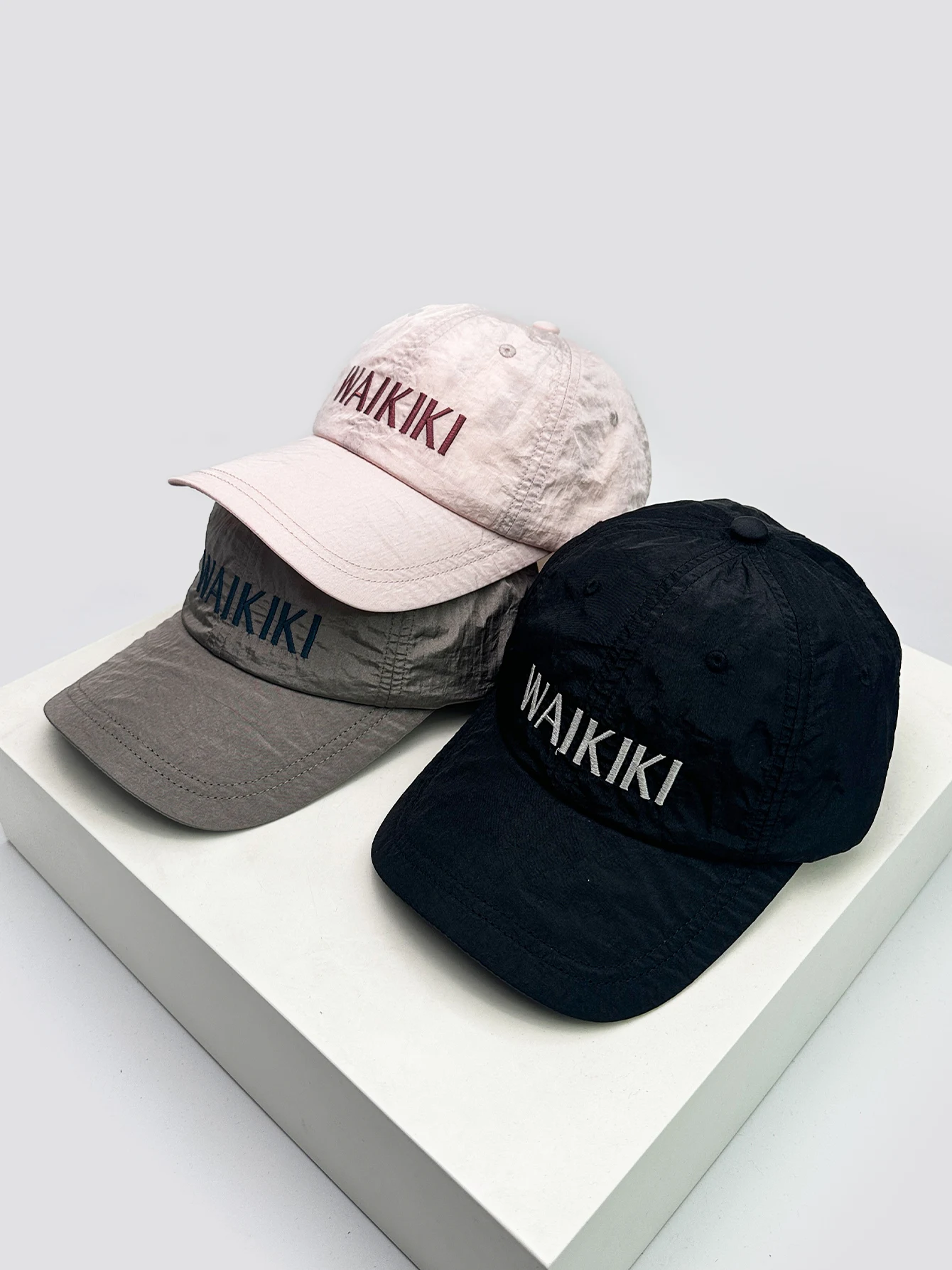 

Spring and summer new embroidered letter quick-drying baseball cap men's and women's sunshade casual cap