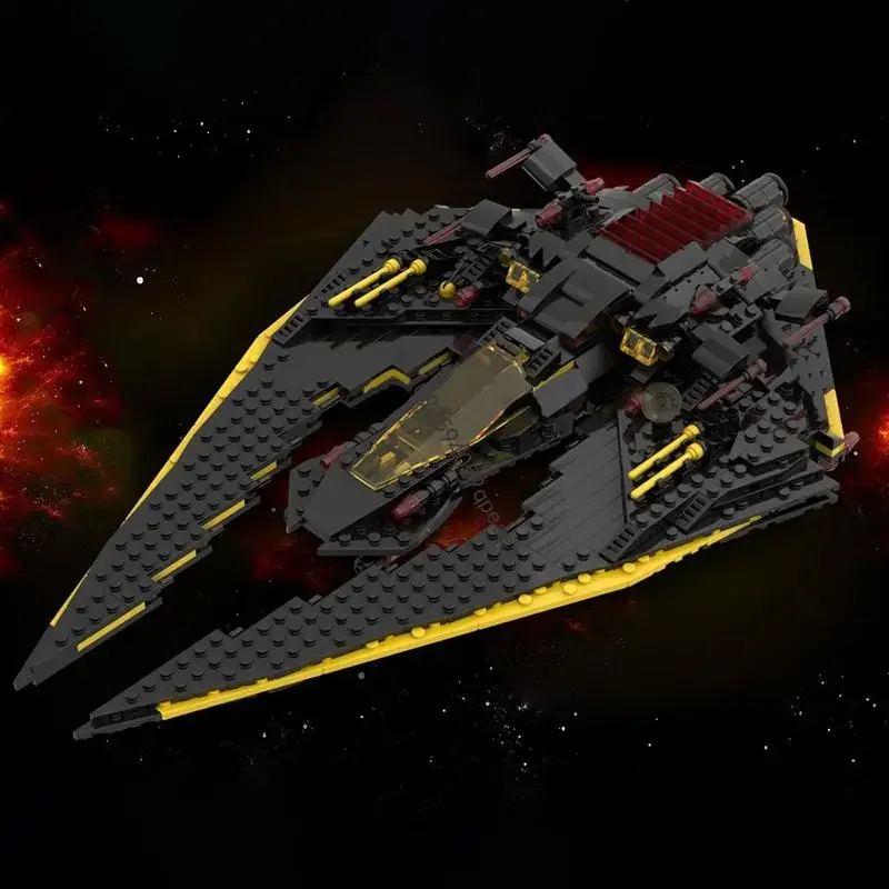 Nieuwe 851 Stuks Populaire Space Technology Serie Moc Assault Falcon V2 Model Aangepaste Puzzel Creatieve Ideeën Kid Speelgoed Verjaardagscadeau