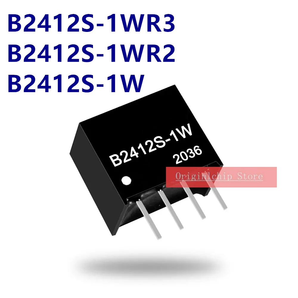 B2412S-1W B2412S-1WR2R3 24V to 12V isolated step-down DC-DC power module IC, integrated circuits, modules，B2412S