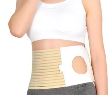 Medical gastric support stoma hernia belt stoma belt colostomy belt (hole 8cm) stoma hernia belt stomach Truss adhesive