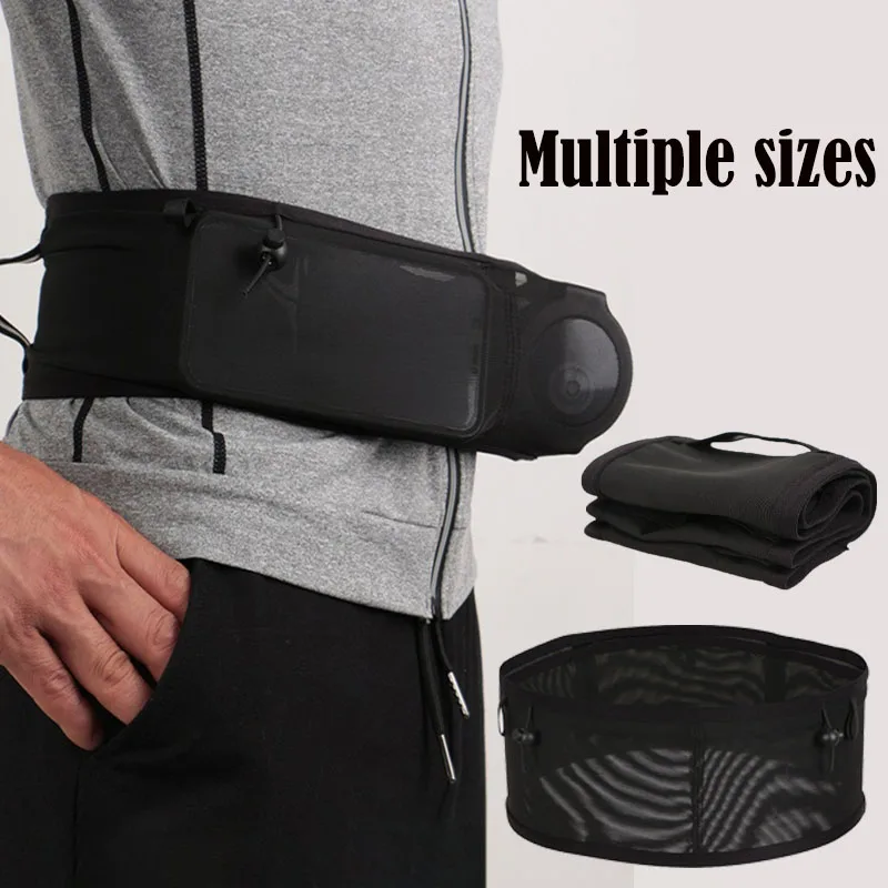 

Large Capacity Multi-Functional Sports Fanny Pack Running Bag Elastic Mesh Mobile Phone Bag Cycling Mountain Kettle Bag