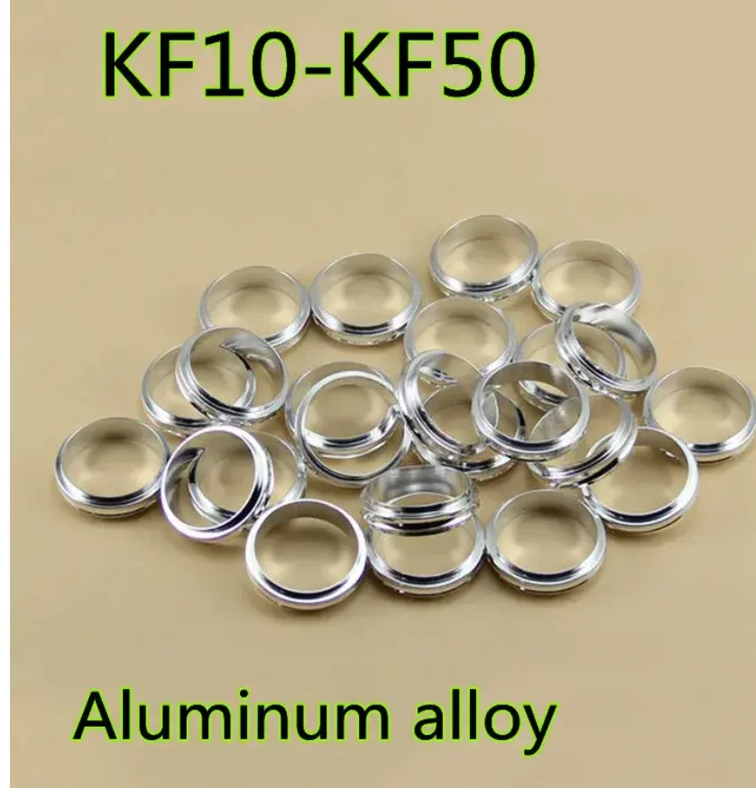 

5 шт. (KF10, KF16, KF25, KF40, KF50) центральные кронштейны из алюминиевого сплава для вакуумных труб, фитинги Tri-Clamp, соединительные алюминиевые кронштейны с уплотнительным кольцом