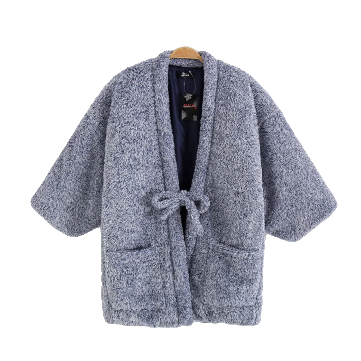 

Японское кимоно, одежда, куртка Hanten, традиционный кардиган, коралловое бархатное пальто на шнуровке для мужчин и женщин, домашняя азиатская одежда