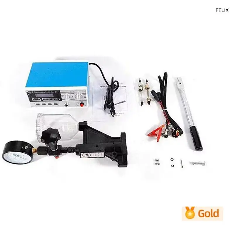 NEW CR-C Multifunctional Diesel Common Rail Injector Tester + S60H Nozzle Validator, Common Rail Injector Tester Tool Set