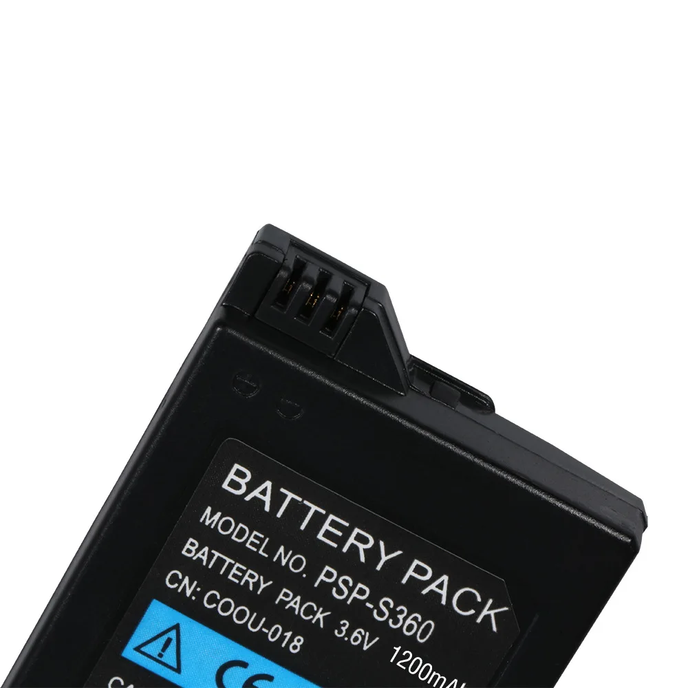 PSP2000/3000 Battery Lipo Battery 3.6V 1200mAh Rechargeable Lithium Batteries For Sony PSP2000 PSP3000 Gamepad With Charger