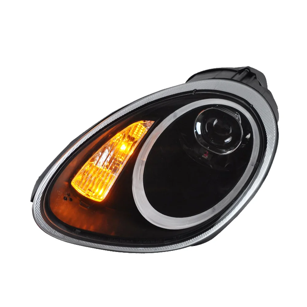 Car Lamp Accessories for 2004-2008 Porsche Boxster Cayman987.1 Upgrade LED Auto Headlights Projector Lens Plug and Play Assembly
