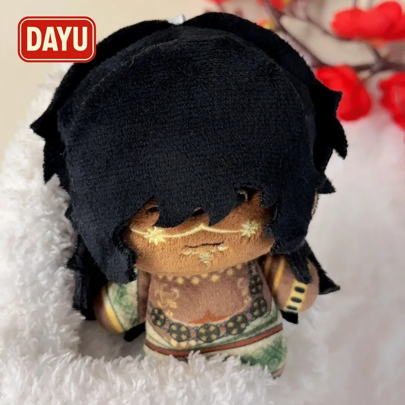 

Плюшевый брелок с игровым персонажем «Темная кожа», 10 см — мягкая мини-кукла, коллекционная коллекция в стиле аниме, милая сумка, подвеска и подарок