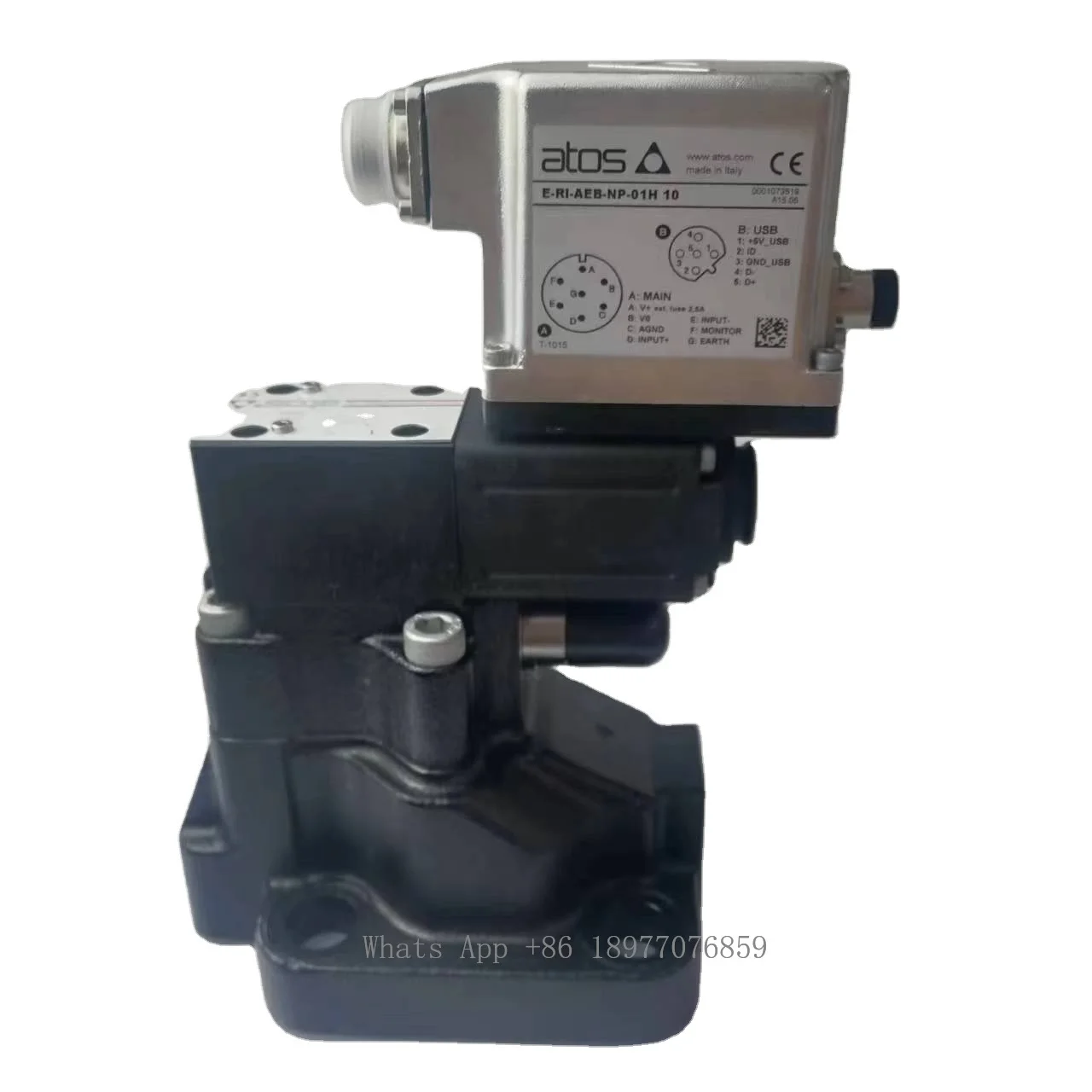 ATOS Proportional Relief Valve AGMZO-REN-P-NP-10/210/I For Coal Grinding Machine -Thermal Power