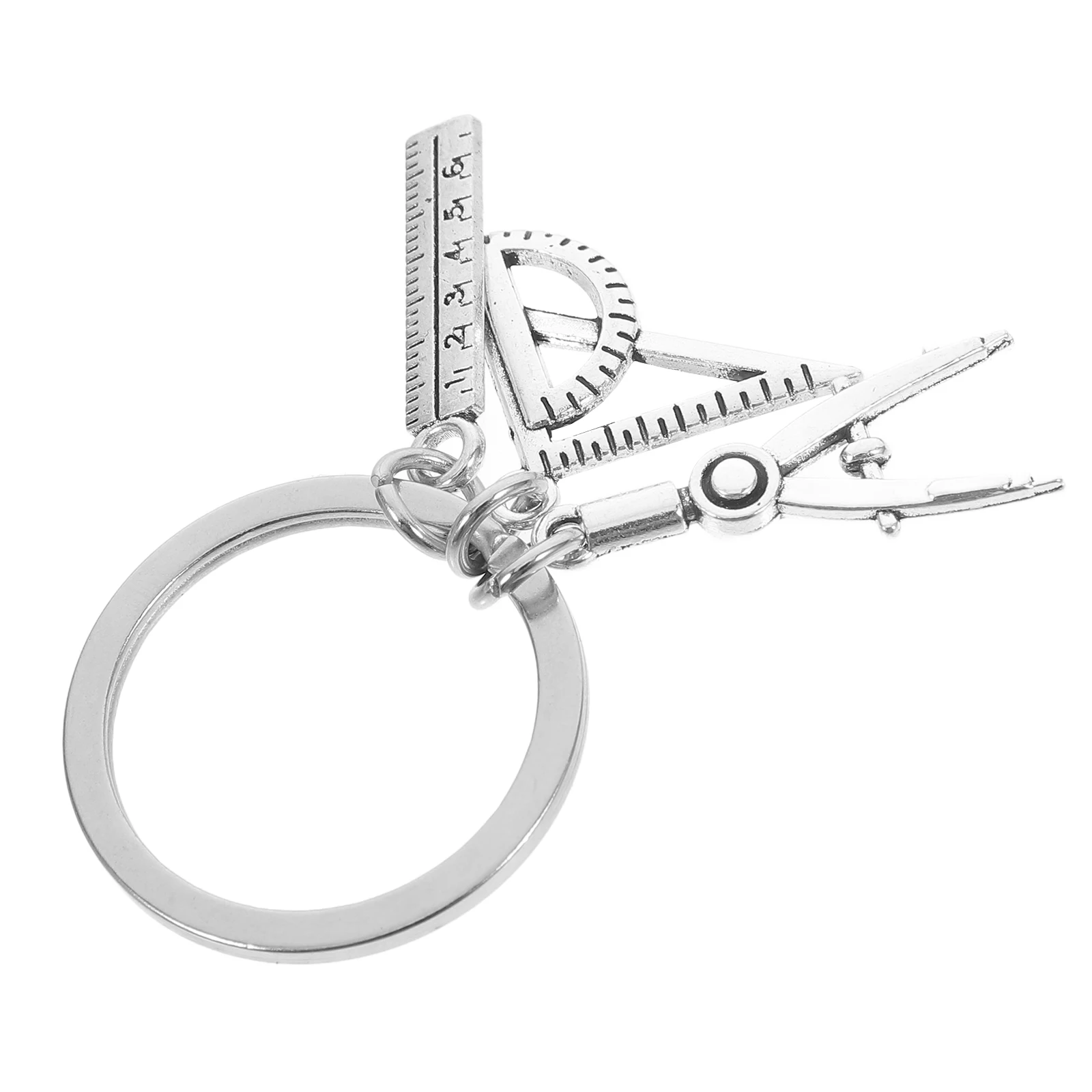 

Alloy Key Ring Chain for Wallet Car Engineer Grad Keychain Gift Zinc Chains Teacher Accessories Students Gifts Keychains Women