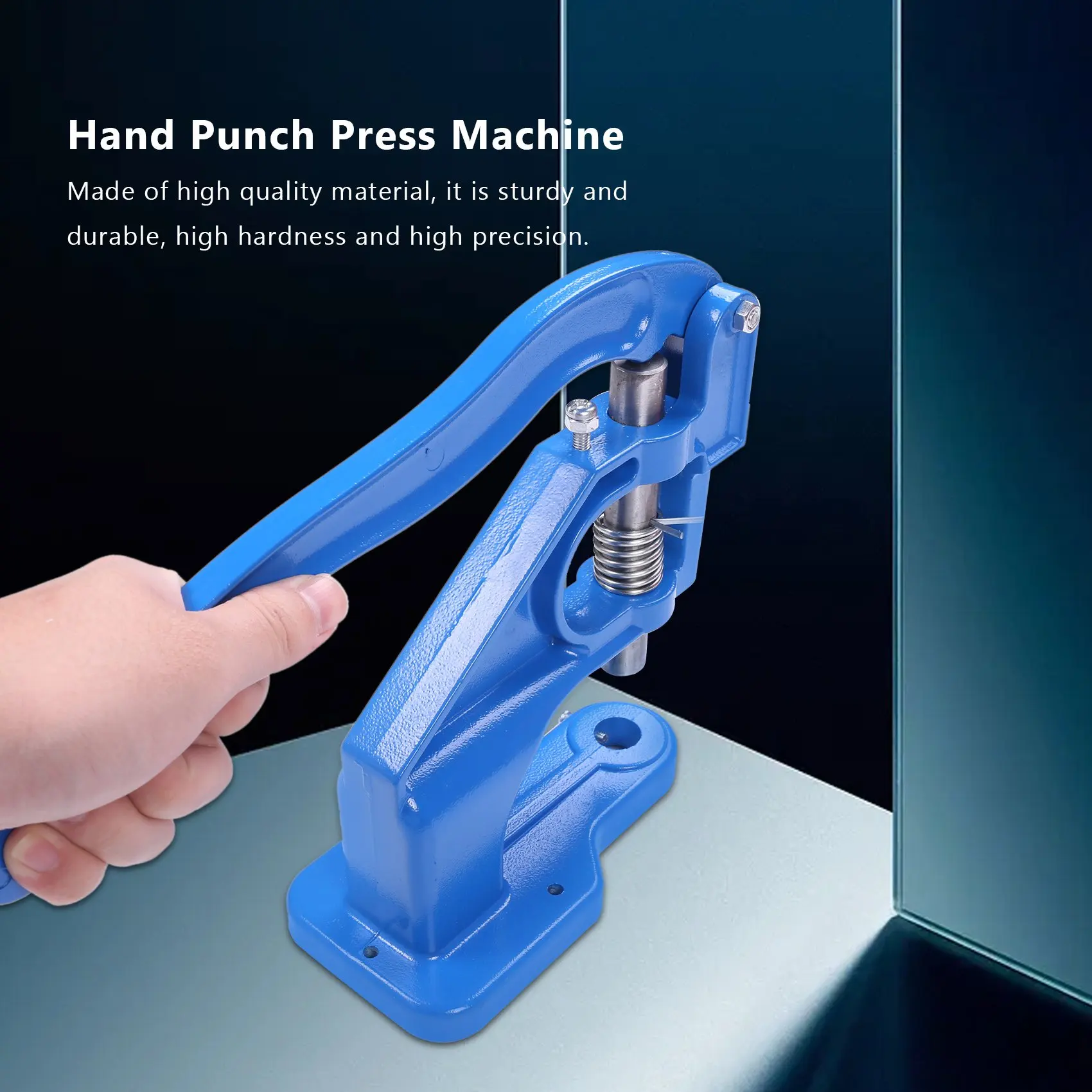 Hand Punch Press Machine for Eyelet Grommet Dies or Double Cap Rivets Dies Mould Tool Snap Buttons Craft Diy Supplies