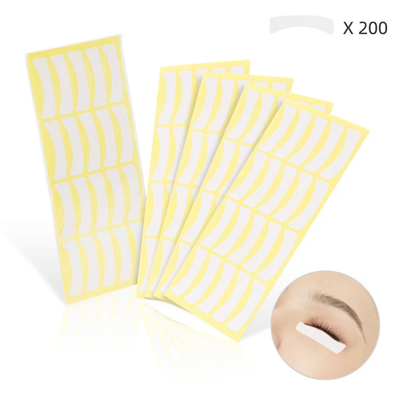 200 stücke Wimpern verlängerung Patch Tape medizinische Einweg unter Augen aufkleber Wimpern verlängerung Zubehör Make-up Tools Salon