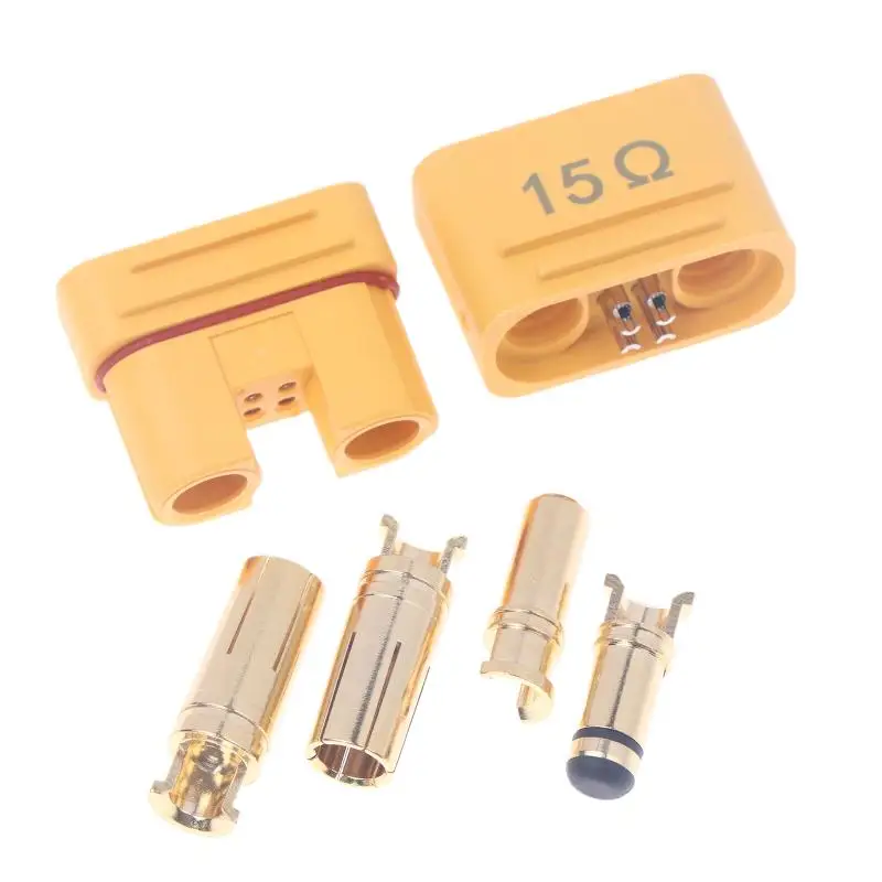 Conector de batería AS150U con pines de señal, macho/hembra para modelo de avión RC, conector impermeable para drones agrícolas