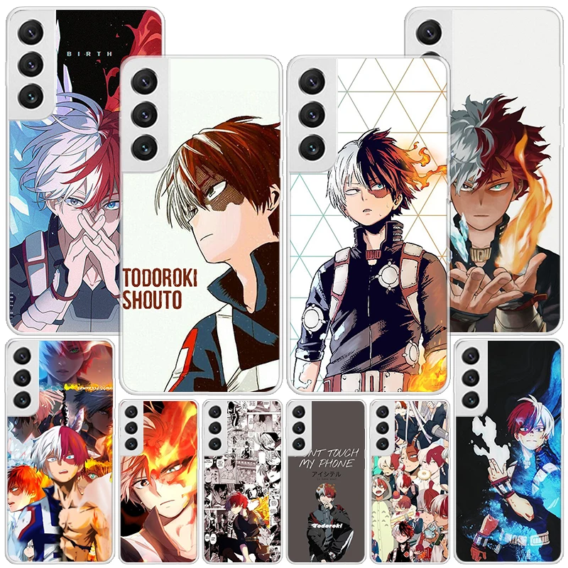 My Hero Todoroki Shoto Phone Case For Samsung Galaxy S24 Ultra S23 S22 S21 Plus S20 FE S10E S10 S9 S8 + Personalized Print Cover