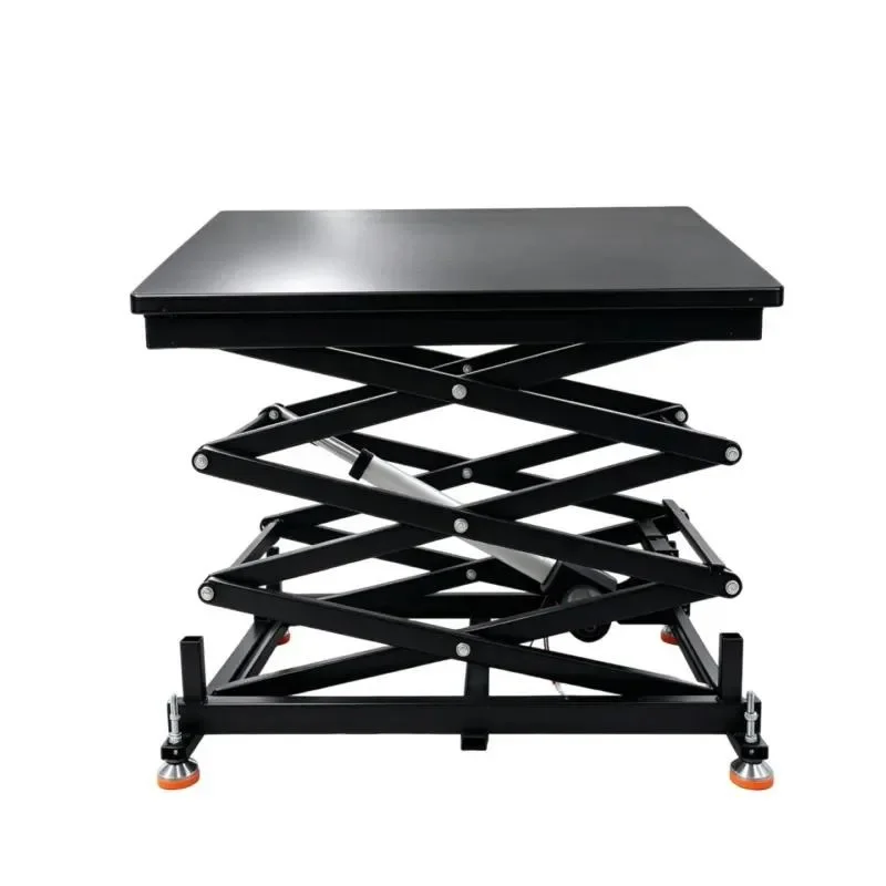 Mobile Electric Scissor Fork Lifting Trolley, Stainless Steel Lift Platform, Portable Lifter for Wall Cabinet Installation