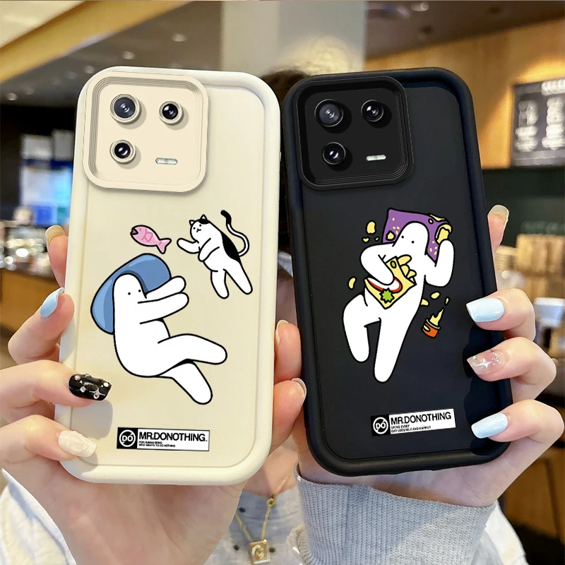 

Cute Cartoon Mr Donothing Phone Case For XiaoMi 15 Pro Case 14 13 12 11T Pro 13 12 11 Lite Poco F6 F5 X5 X3 Pro Shockproof Cover