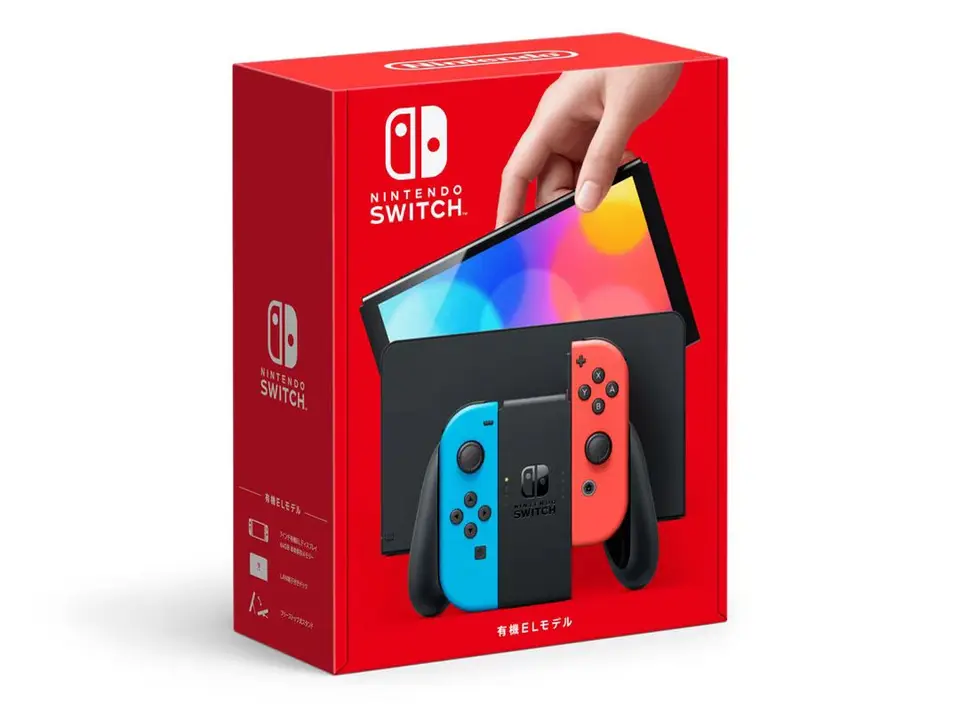 新品 Nintendo Switch 有機ELモデル [ホワイト] / [ネオンブルー