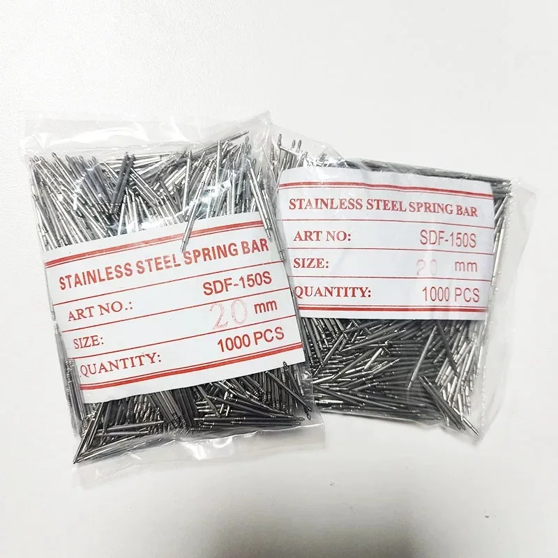 1000 teile/beutel Durchmesser 1,3/1,5/1,8mm Edelstahl Frühling Bars 10mm - 28mm Armband Armband Gürtel Reparatur werkzeuge Pins Uhr Zubehör