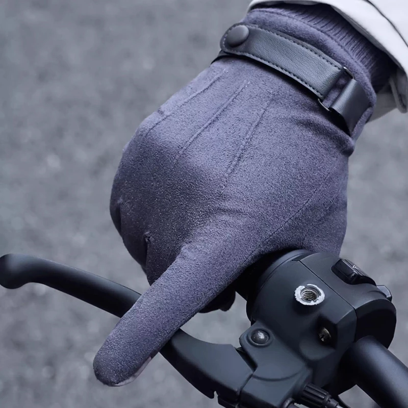 

Keep Warm Winter Gloves Fleece Lined Working Gloves Men Biker Gloves Windproof Coldproof Guantes Trabajo Hombres Touch Screen