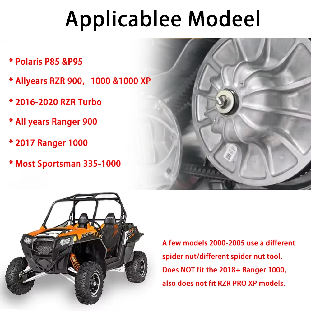Secondary / Primary Clutch Compression Tools Kit Fits For Polaris