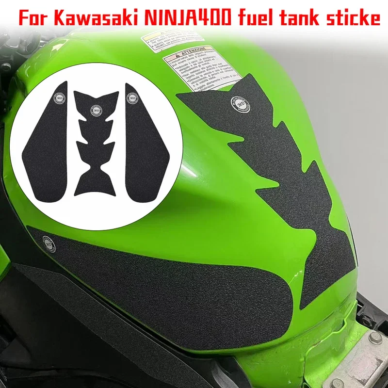 Motorcycle tank pad gas tank traction pads fuel tank grips side stickers knee grips protectors decal For Kawasaki ninja400