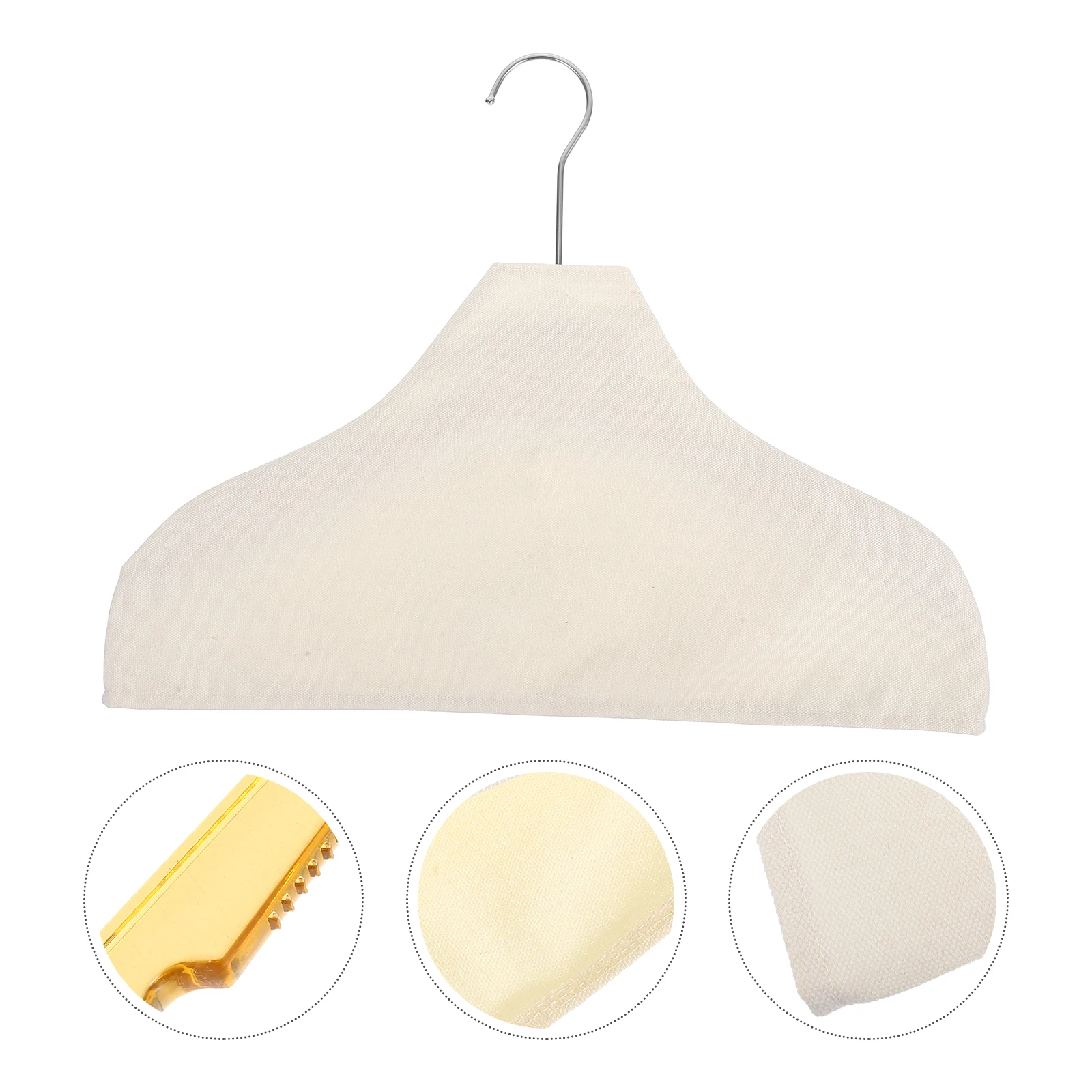 

1 set Washable Fabric Covers Anti-Slip Clothes Protector Dirt-Proof Closet Hanger Cover For Clothing Store Home Shop Accessory