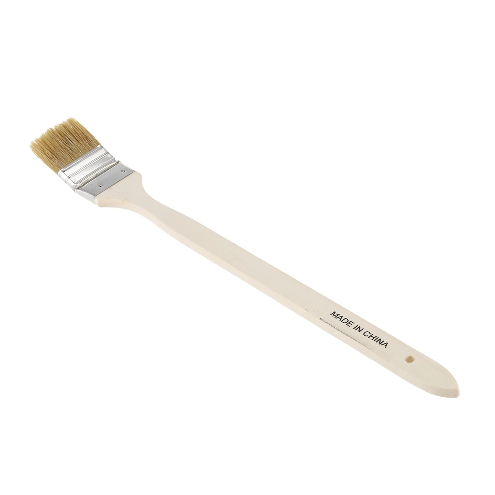ABVJ-3X 2 Inch Wide Wooden Handle Metal Ferrule Faux Bristle Head Radiator Brush