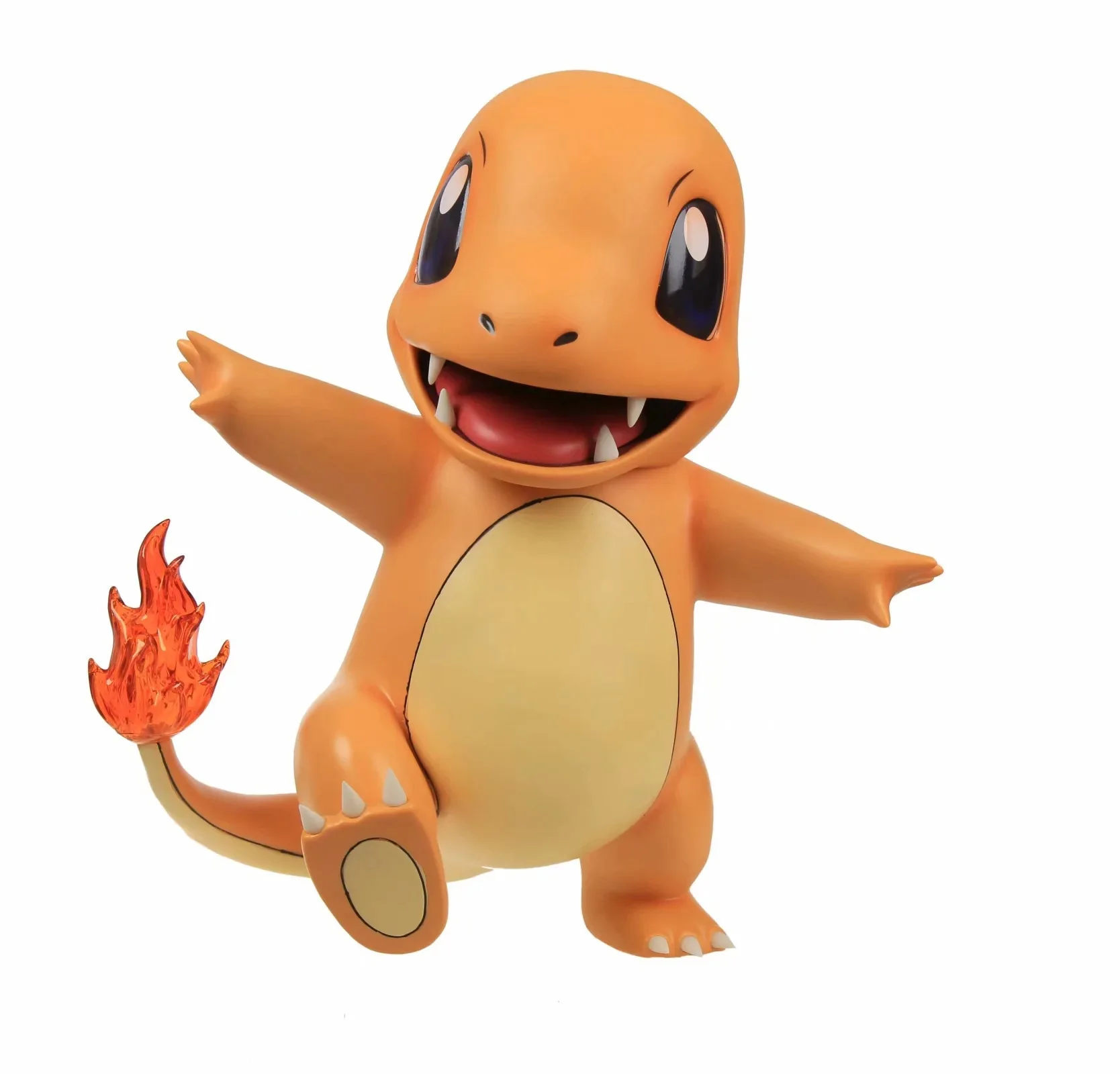 

38CM Anime poke monster Figure Charmander Poseable Head Action Figura