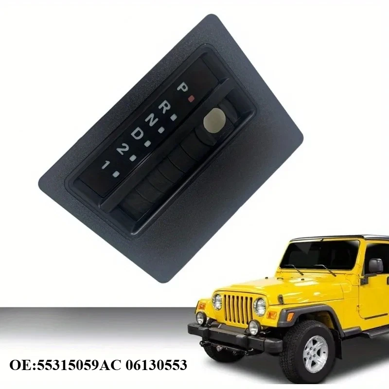 

Automatic Floor Shift Indicator Bezel Trim Auto Console for 1997-2006 Jeep Wrangler TJ XJ 55315059AC 06130553