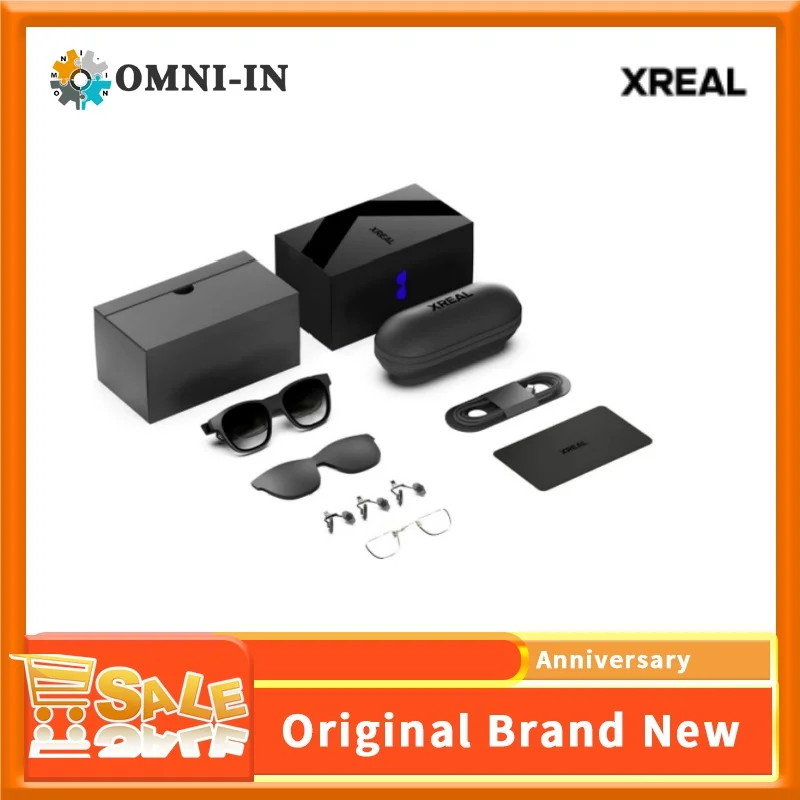 

Xreal Air AR Smart Glasses Micro-OLED Virtual Theater Augmented Reality Watch Stream And Game on PC/Android/iOS