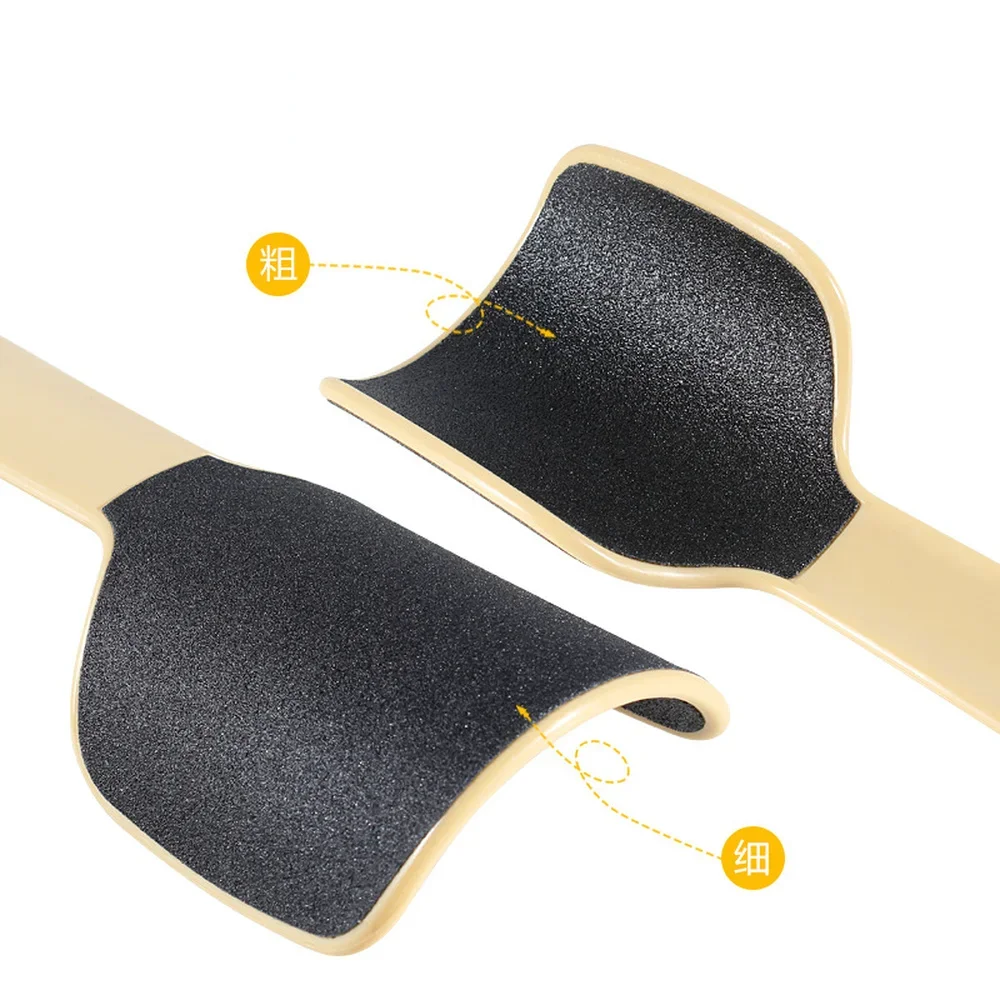 Fußschleifen Pediküre Fußfeile 1 Stück Fußraspel, Fußabsatzschaber, Fußfeile und Hornhautentferner Fußwäscher für abgestorbene Haut