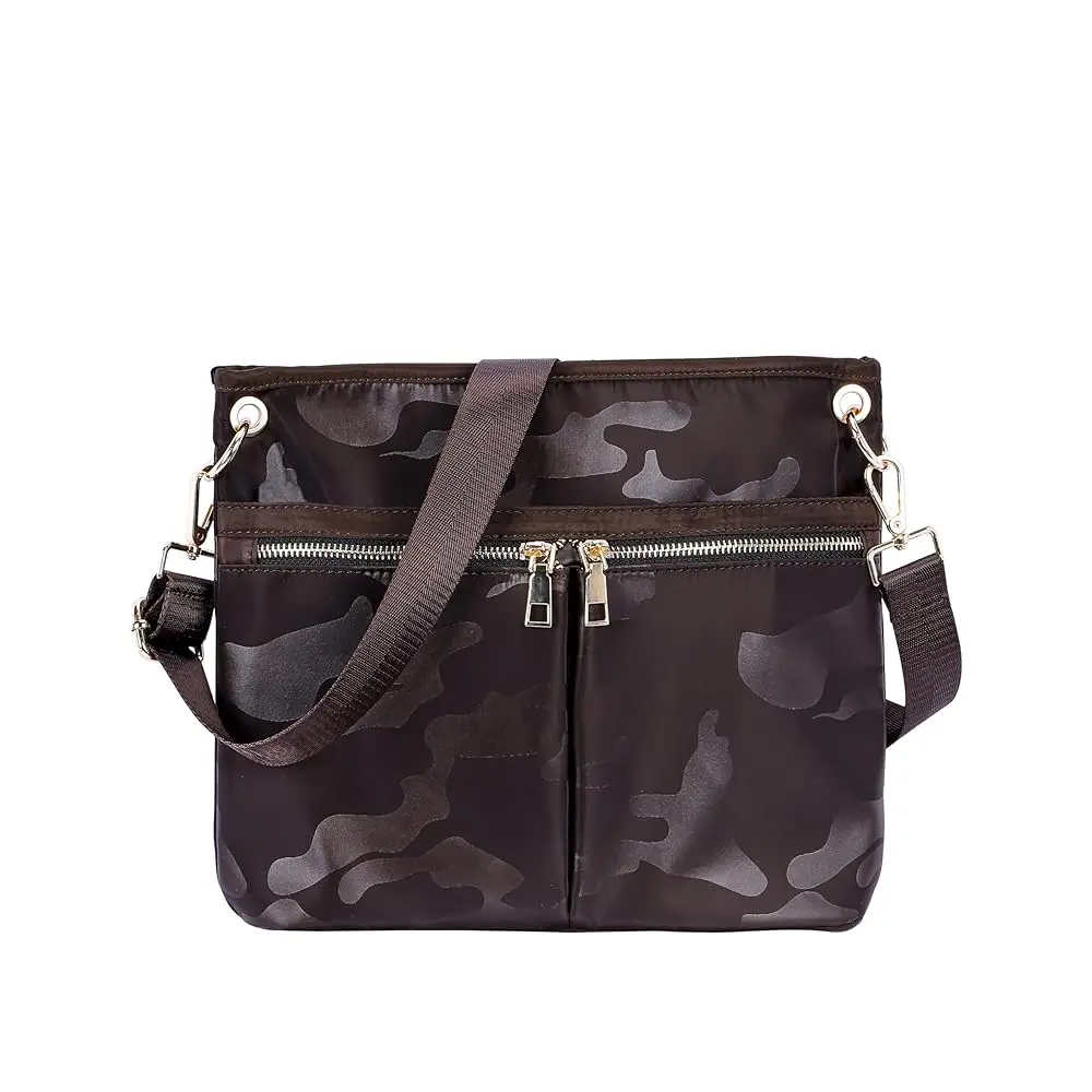 

Женская нейлоновая сумка через плечо с высококачественной текстурой, легкая сумка-мессенджер с несколькими карманами для покупок