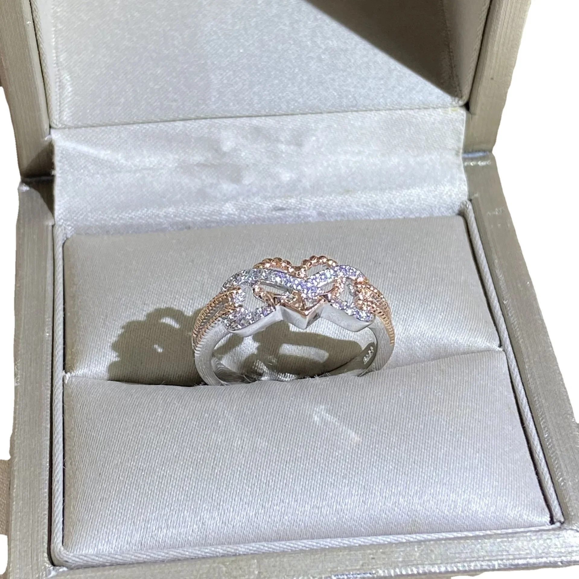Exquisite Female Rings 925 Sterling SIlver Infinity X Cross Finger Ring Shining Zircon Bowknot Letter 8 Eternity Promise Jewelry