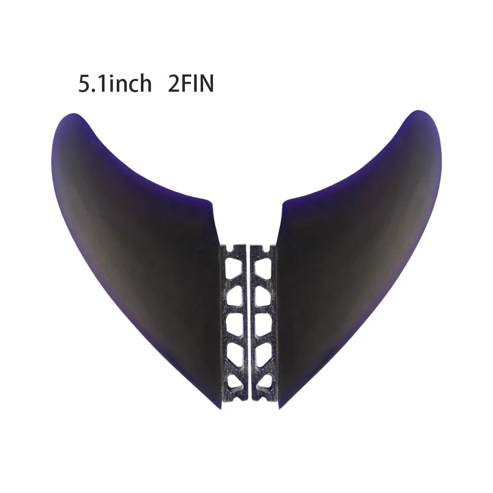 NEW Surfboard Fin Future KEEL Twin fin Keel Fins Honeycomb Fiberglass Tri-color for Longboard Surfboard & Top Surfing Perfor Fin