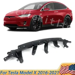 Staffa griglia superiore paraurti anteriore nero per Tesla model X 2016 2017 2018 2019 2020 2021 1047020-00-F 104702000F sostituzione