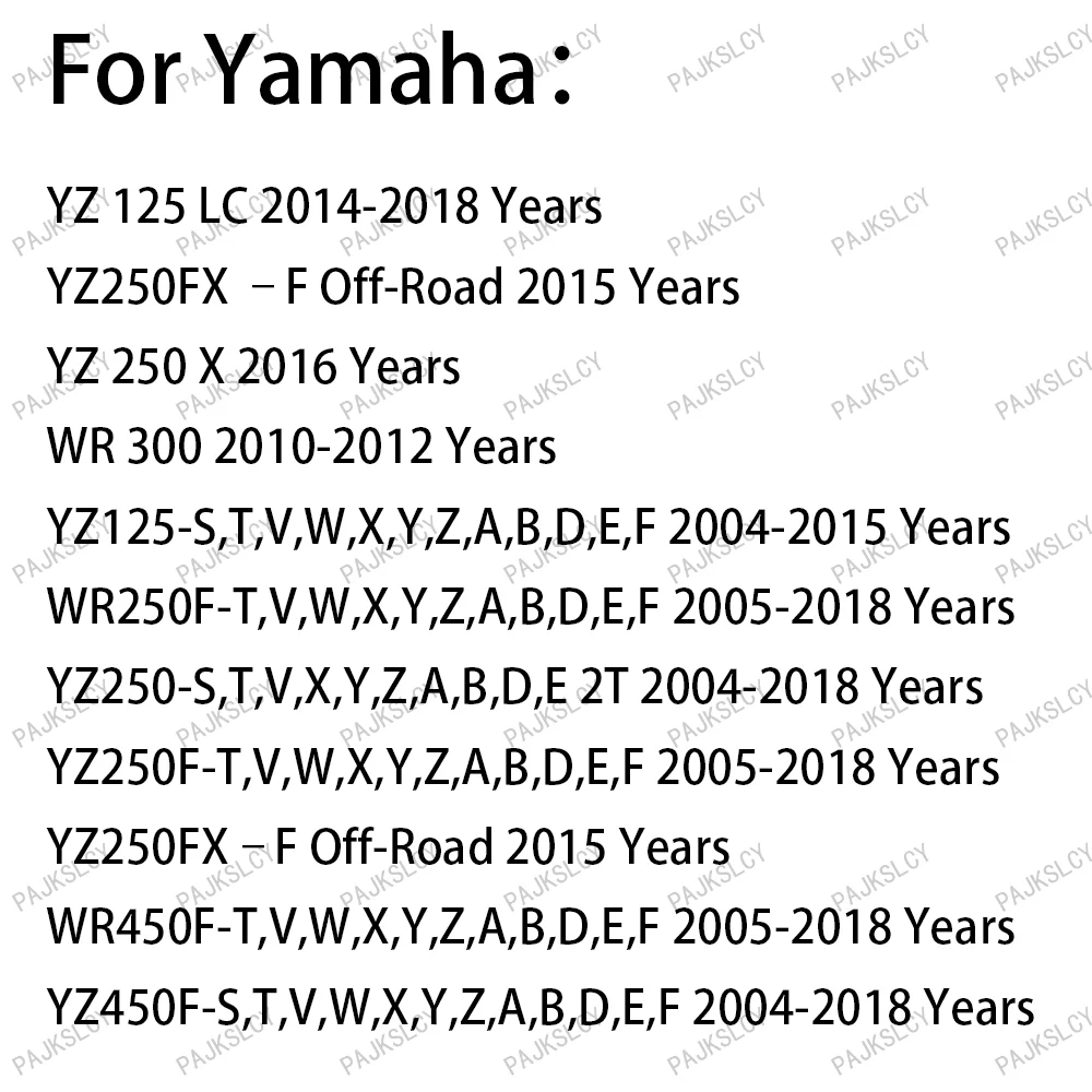 الجبهة شوكة النفط الختم وغطاء غبار 48x58x9.5/11.5 مللي متر لياماها YZ250 YZ250F YZ250FX WR450 F WR450F YZ450F 2004-2018