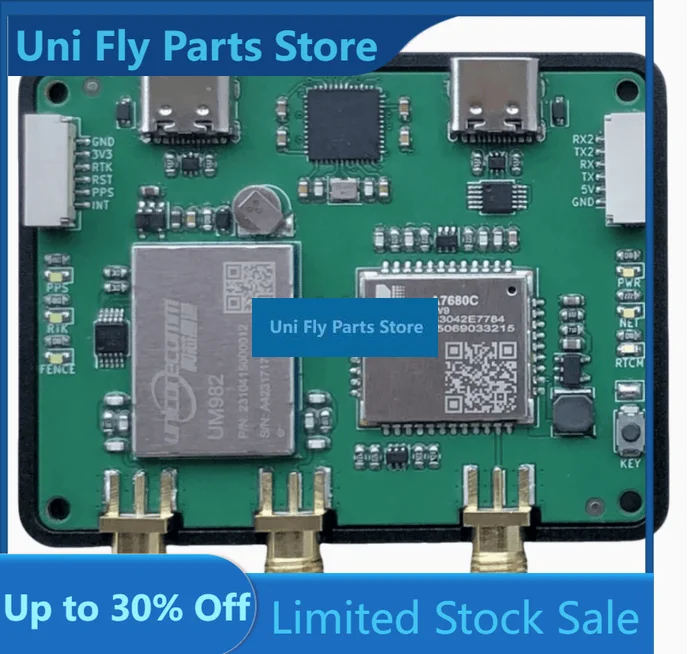 UniFlyBrand New Chip UM980 UM982 BDS/GPS/GLONASS/Galileo/QzsS 4G Full-frequency High-precision RTK Positioning Module 1-2cm 1cm+