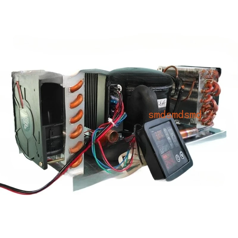 

BD35A Mini Air-Cooled Integrated Unit Assembly 12V24V48V Start-Up Refrigeration Micro Air Conditioning Unit