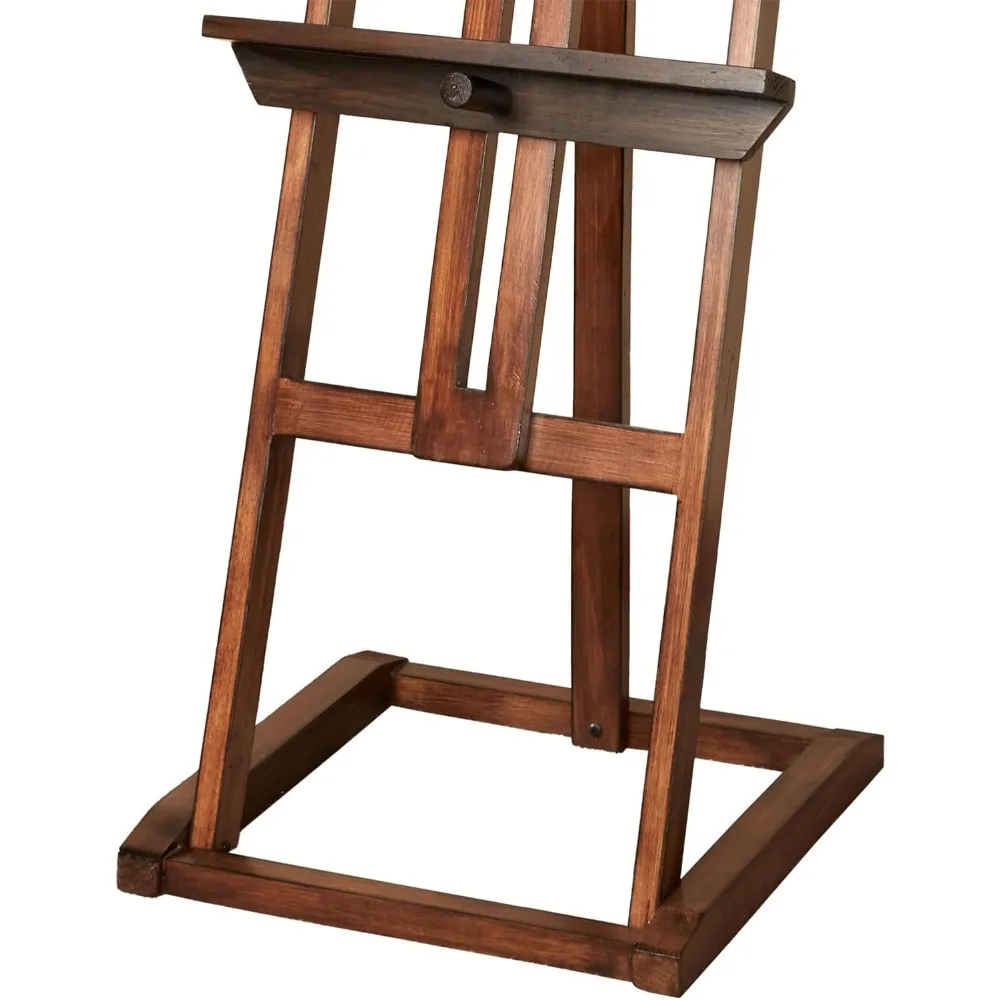 حامل عرض Artisana بلمسة نهائية من خشب الجوز العتيق